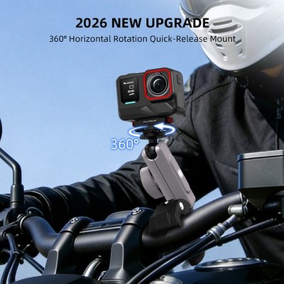 Mount Adapter For Insta360 Ace Pro/Pro 2 X5 Camera Quick Release 360° Adjustable