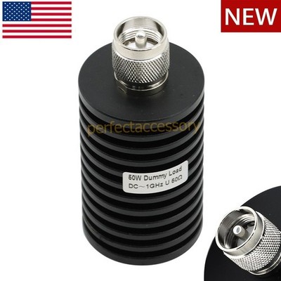 50W RF Coaxial Dummy Load UHF PL259 Male Connector Plug Termination 0-1GHz 50Ω