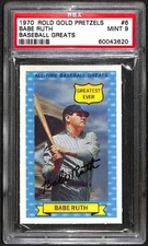 1970 Rold Gold ATG #6 Babe Ruth HOF  PSA 9 MINT C95985