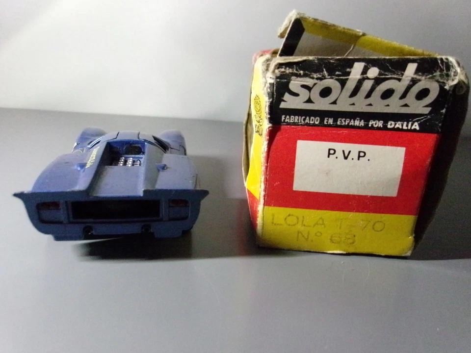 DALIA SOLIDO. Lola T 70 MK 3 B scale 1/43 Made in Spain - Immagine 3 di 4