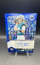 2025 Panini Mosaic - Autographs Mosaic Trevor Lawrence Blue Prizm /99 (AU)