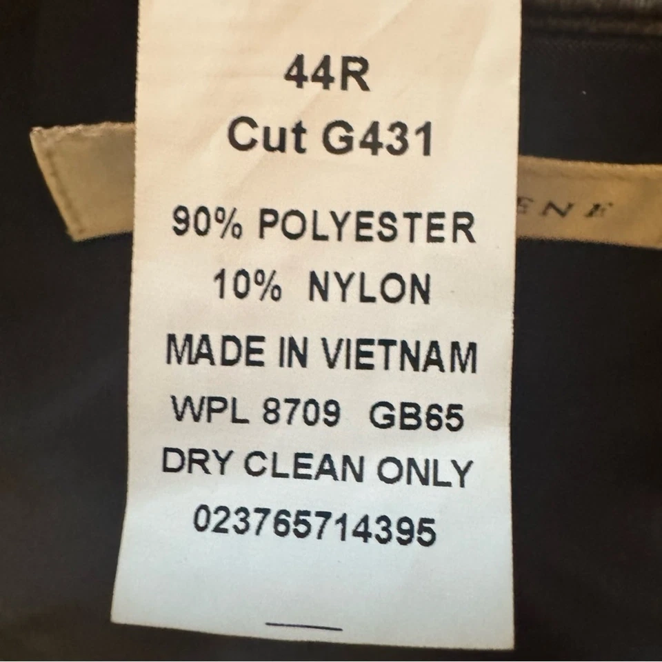 Geoffrey Beene Chaqueta Blazer Gris Pana Dos Botones Talla 44R b34 Foto 3 de 4