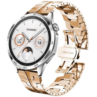 DEALELE 22mm Iron Man SS Band for Samsung Galaxy Watch 3 45mm 46mm Huawei GT3 GT