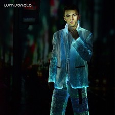Men Light up Fiber Optic Costume Suits LED Lu...