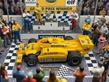 TYCO F-1 Honda Lotus Yellow Slot Car