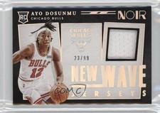 2021-22 Panini Noir New Wave Jerseys 23/99 Ayo Dosunmu #NWJ-AYO 6u3