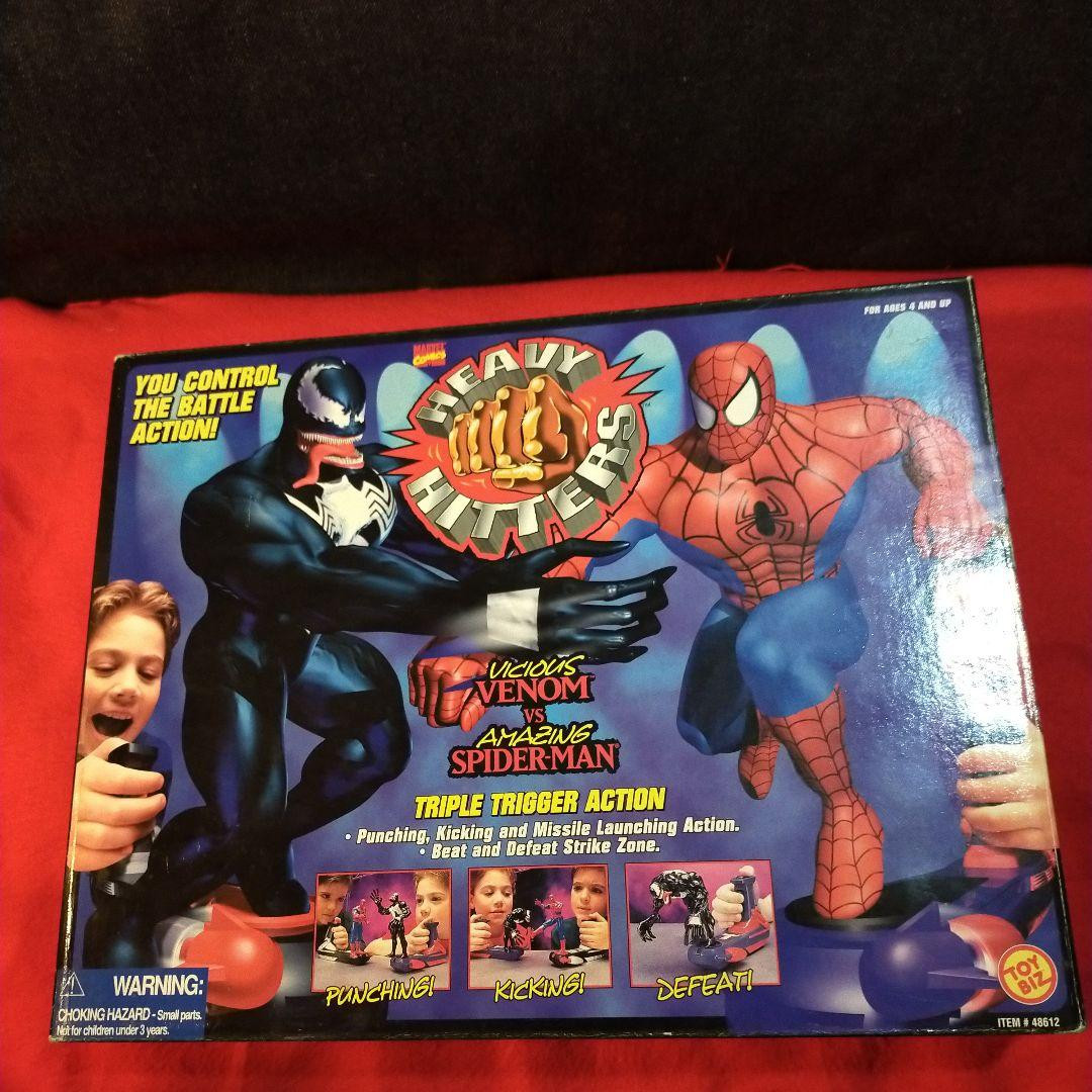 TOYBIZ Marvel Vicious Venom Vs Amazing Spider-Man Triple Trigger