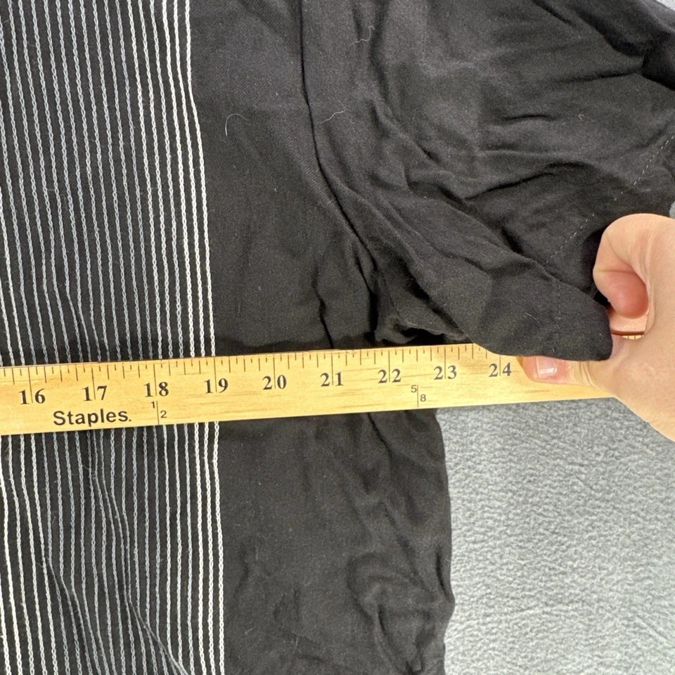 Vintage DaVinci California Short Mens 2XL XXL Black Button Up Retro Bowling - Image 4 of 4