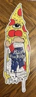 Vintage Rare Pabst Blue Ribbon Pizza Month Melted Tin Advertising Sign
