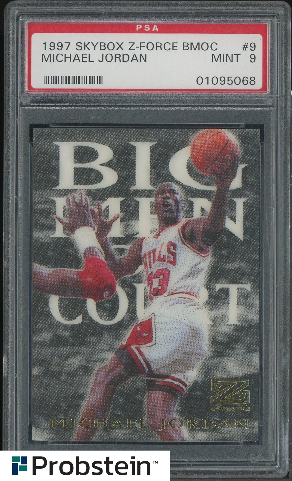 Michael Jordan 1997 Skybox Z-Force #9BMOC Big Men on Court Price