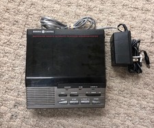 VINTAGE GENERAL ELECTRIC ANSWERING SYSTEM DUAL CASSETTE 2-9860D With Manual