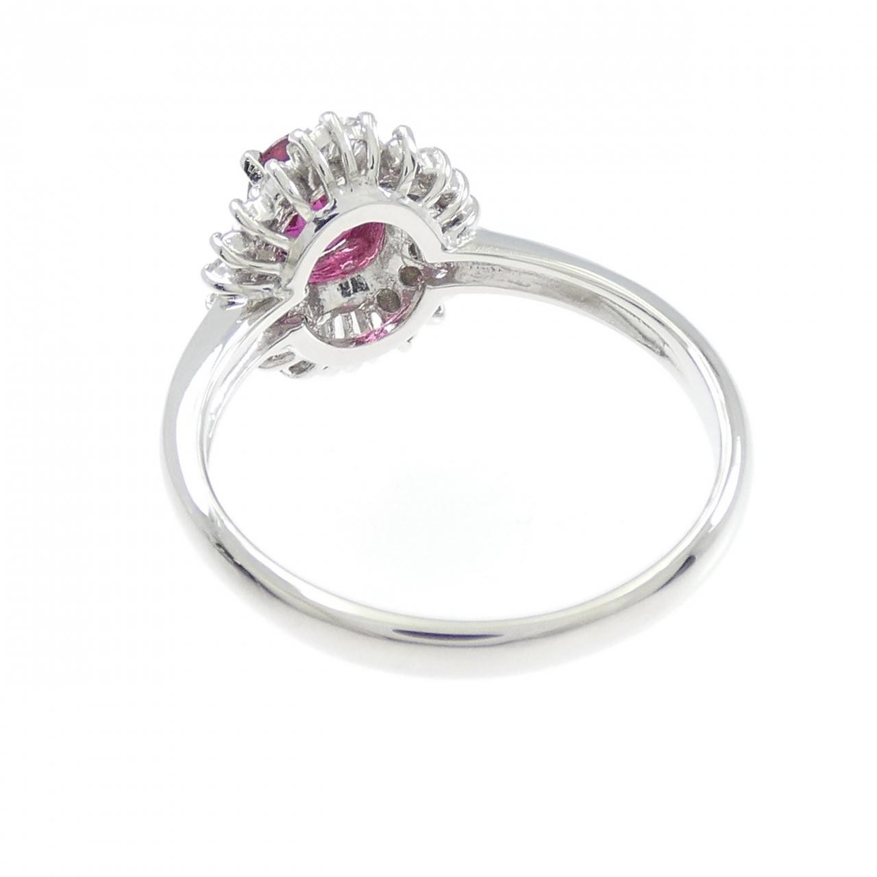 Authentic PT900 Ruby Ring 0.79CT #260-007-730-1512 - image 3