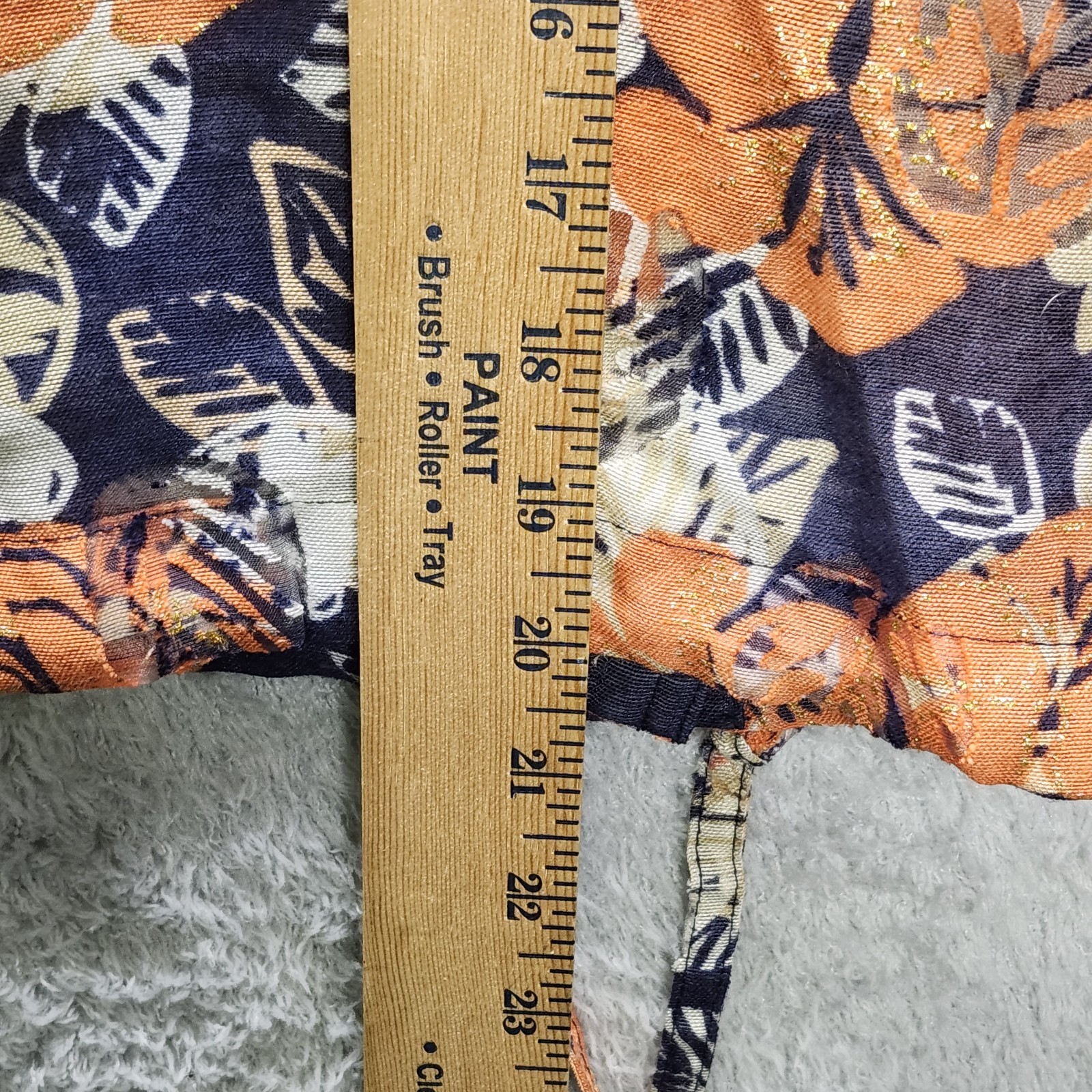 Ruby Rd Jacket Floral Orange Button Front Women's… - image 8