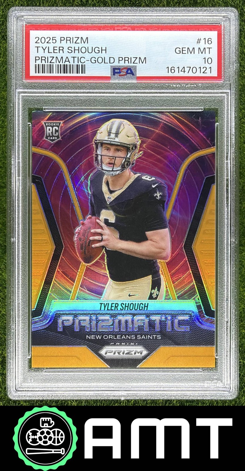 Tyler Shough Panini Prizm Prizmatic #16 Gold