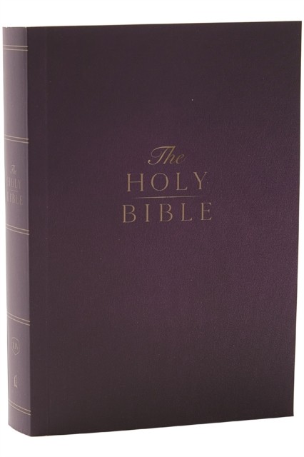 KJV Holy Bible: Compact with 43,000 Cross References, Purple Softcover, Red