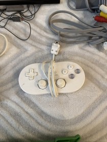 Wii Bundle w NIB Fit Board  Cords Controlle & Sensor Bar + 5 Games Lot TESTED