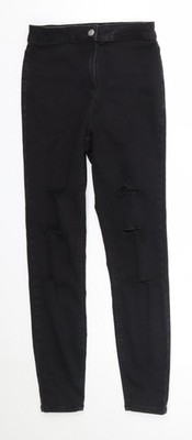 Matalan Damen schwarz Baumwolle Skinny Jeans Größe 10 L27 in Regular