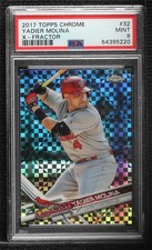 2017 Topps Chrome Wal-Mart Mega Box X-Fractor Yadier Molina #32 PSA 9 MINT w3d