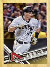 2017 Topps Baseball Series 1 Paul Goldschmidt Gold 0316/2017 Diamondbacks #44