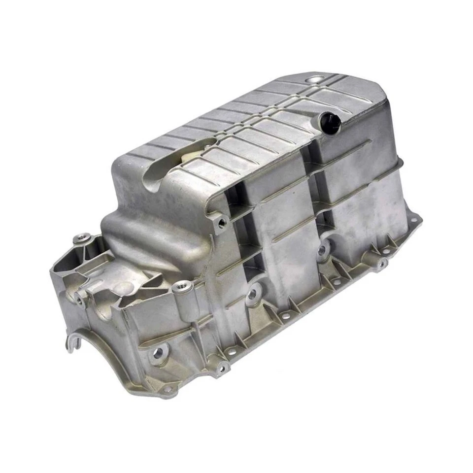 For Oldsmobile Cutlass Supreme 1994-1997 Engine Oil Pan | Aluminum Metallic Gray - Image 2 of 4