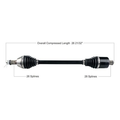 Tytaneum Heavy Duty Complete Axle #813-0322 Polaris