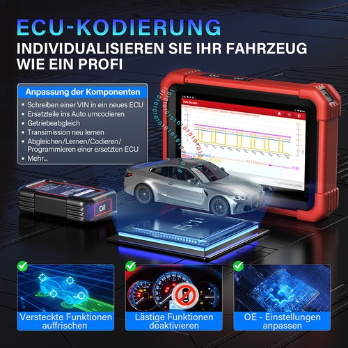 LAUNCH CRP 919X BT OBD2 Diagnostiqueur Professionnel CAN FD DoIP 35 Service Tout Système - Photo 5/16