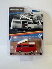 Greenlight Volkswagen 1968 Type 2 Campmobile Diecast Collectible Limited Ed. New