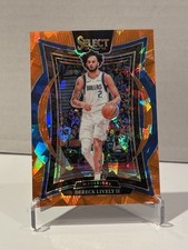 Derek Lively 2024-25 Select #26 Cracked Ice Orange 163/275 Dallas Mavericks