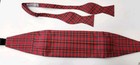 Hand Made Bowtie And Cummerbund Set #94 Made In The USA