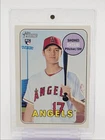 SHOHEI OHTANI 2018 TOPPS HERITAGE ROOKIE BASEBALL ANGELS #600 RC Q5775