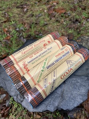 Tibetan Himalayan Monastery Incense Collection from Chandra Devi Nepal x4 packs