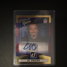 Panini 2016 Donruss Optic Fans of the Game Al Pacino Autograph NFL Card #2