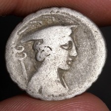 Odysseus Argos Denarius 82BC Ancient Roman Republic Silver Denarius Limetanus