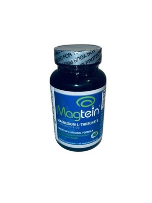 Magtein Original Inventors Brain Formula, Magnesium L-Threonate, 60 veg capsules
