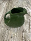 Fiesta Dark Green Pitcher with Handle Fiestaware Fiesta Ware