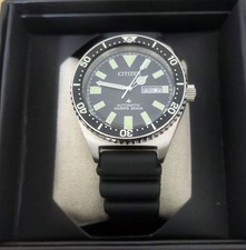 Citizen NY0120-01E Men's Promaster Automatic Diver's Watch Black Dial From Japan