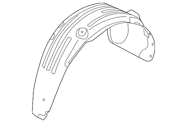 Forro de guardabarros para Kia Sorento 2019-2020 (P/N 86830-C6500)