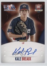 2014 USA Baseball Box Set 18U National Team Signatures Kale Breaux Auto 0b6c