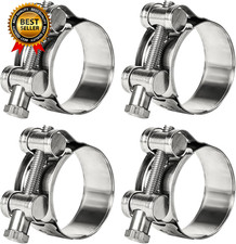 T-bolt Hose Clamps 304 Stainless Steel 17-19mm 4-pack - Heavy Duty Adjustable T-bolt Hose Clamps 304 Stainless Steel 17-19mm 4-pack - Heavy Duty Adjustable