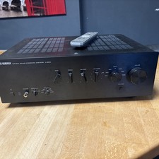 Yamaha A-S500 Integrated Amplifier Stereo Phono Black With Original Remote