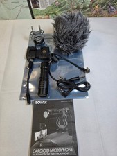 Bower Cardioid Condenser Microphone for Smartphones and DSLR-New-Open Box