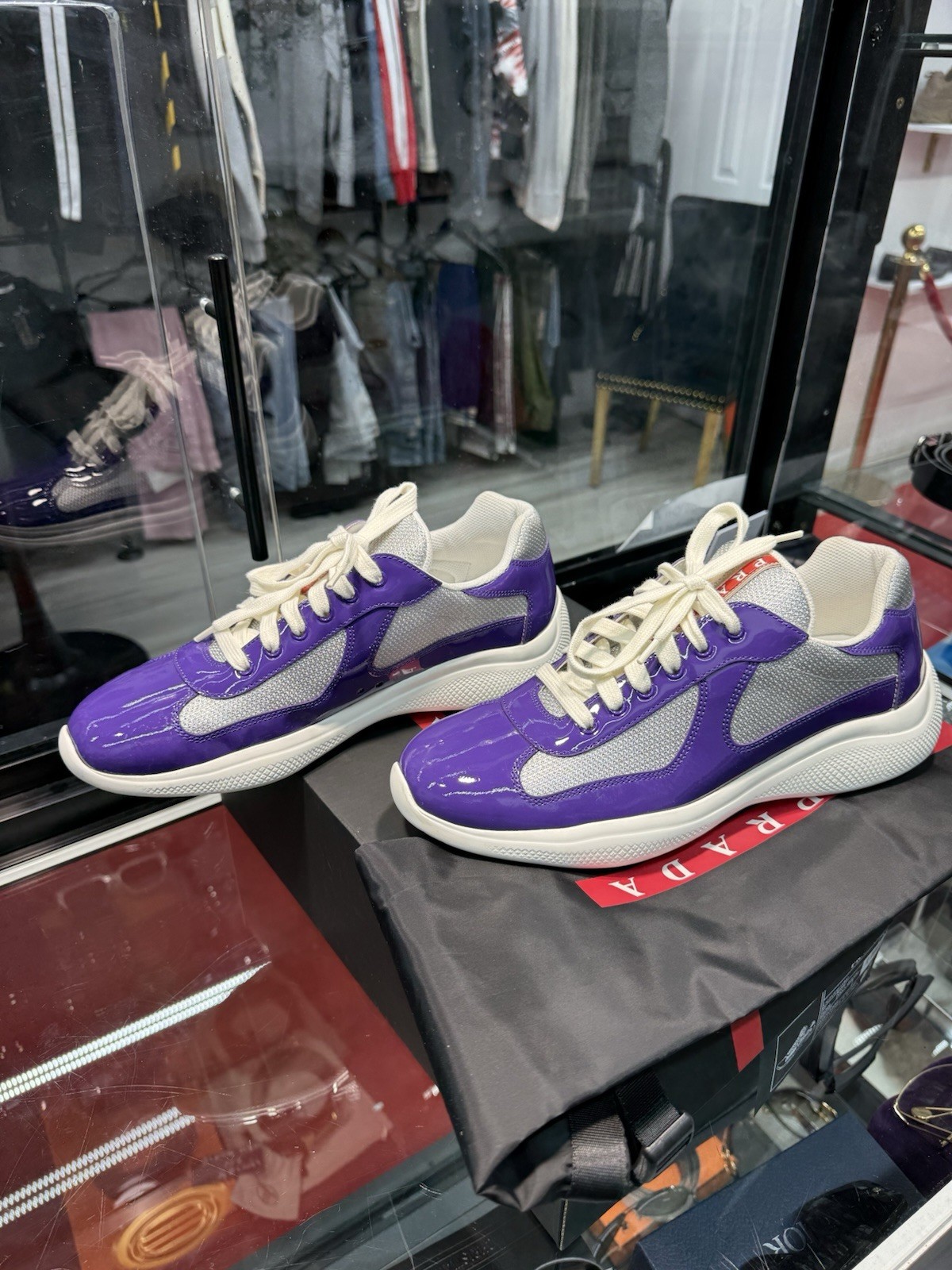 PRADA Men's Sneakers Size 10.5 thumbnail 3