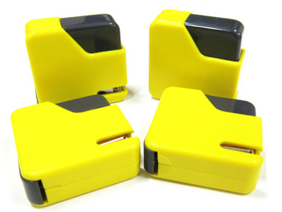 Minix Elm Mini Staplers ES-10M Yellow 4 pcs.