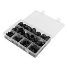 <!--F#f_0-->145X Screws Bolt Covers Caps Plastic Dome Nut Kit M4 M5 M6 M8 M10 M12 Black<!--F/-->
