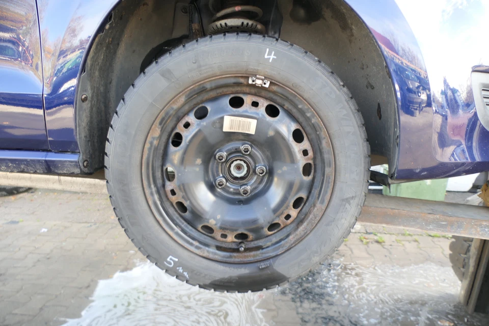 2xPolo 6R 9N Ibiza Felgen 185/60 R15 84T Winterreifen M+S 6jx15 ET38 Reifen 5mm - Bild 3 von 4