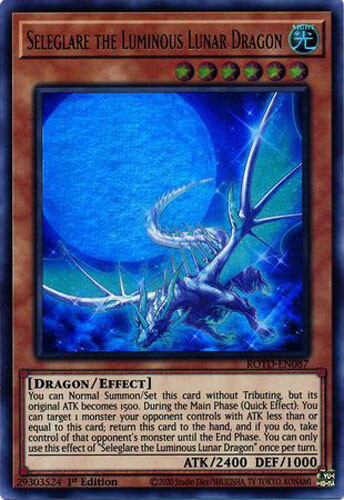 Seleglare – MP21-EN159 – The Luminous Monddrache – Prismatic Secret Rare – 1st Edition – Yu-Gi-Oh Karte