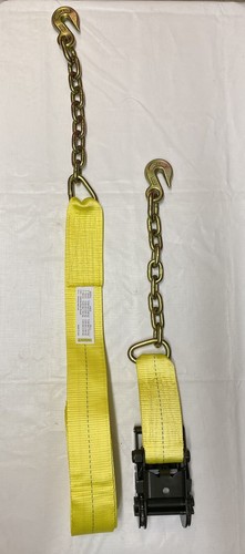3” X 12’ Military Ratchet G-70 Chain & Grab 16,000lb Break, Web 30,000lb. - Picture 8 of 8