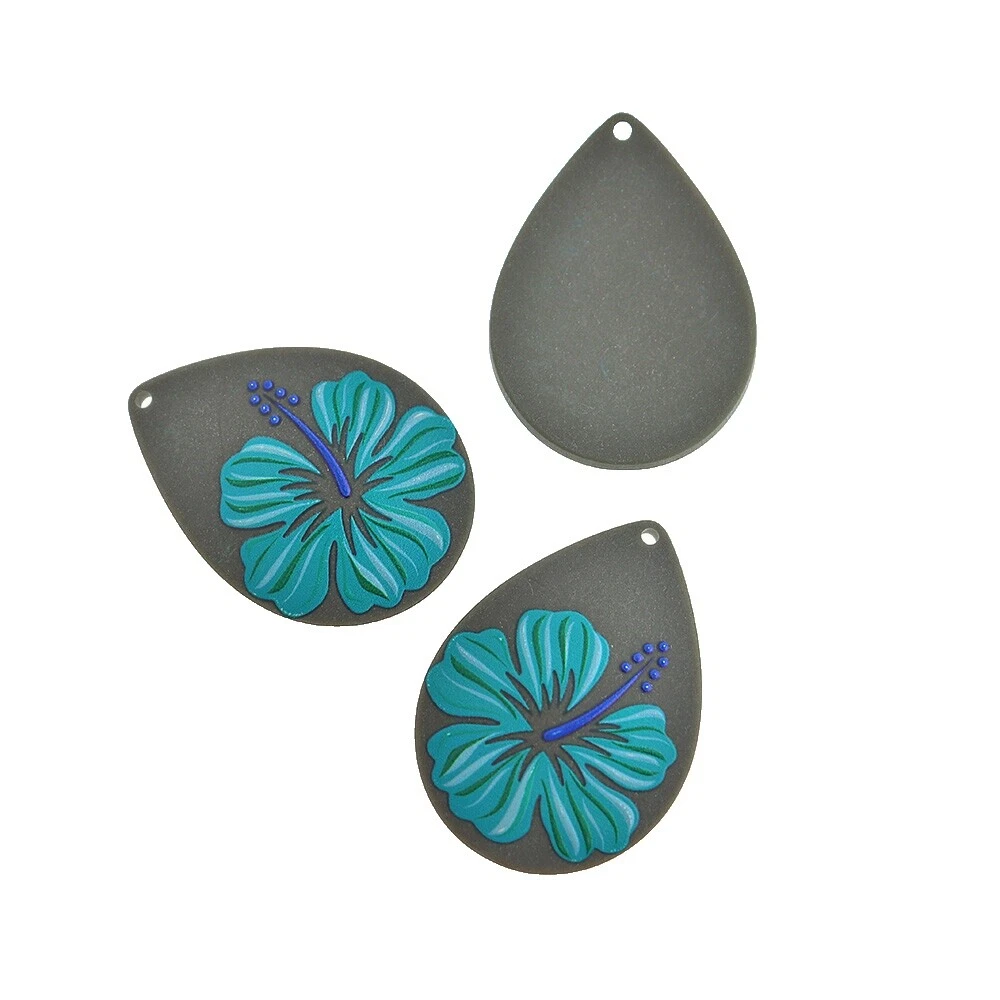 Acrylic Multicolor Jewelry Making Charms