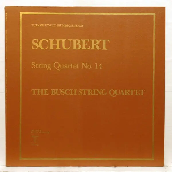 LP Schubert String Quartet No. 14 In D Minor, D. 810 Death And The