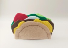 Catnip Toy Snowy Cat Taco Felt USA Made